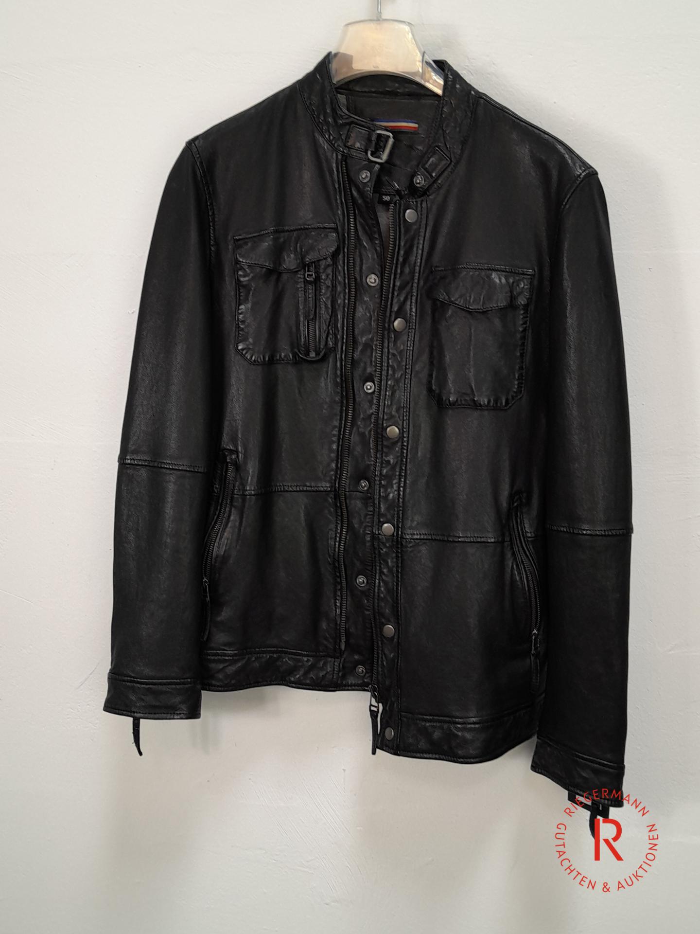 HERREN LEDERJACKE GRÖSSE 50